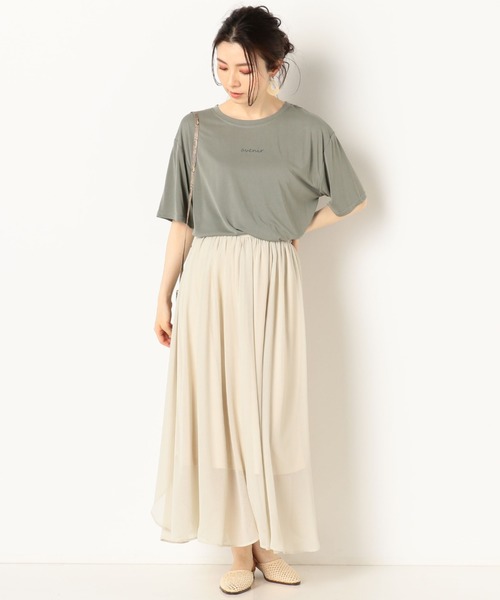 archives（アルシーヴ）の「サンドウォッシュロゴT（Tシャツ/カットソー・レディース・オフホワイト/グリーン/チャコールグレー/レッド系その他・MEDIUM）」の22枚目の写真