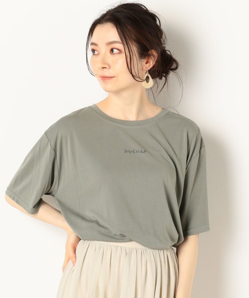 archives（アルシーヴ）の「サンドウォッシュロゴT（Tシャツ/カットソー・レディース・オフホワイト/グリーン/チャコールグレー/レッド系その他・MEDIUM）」の18枚目の写真