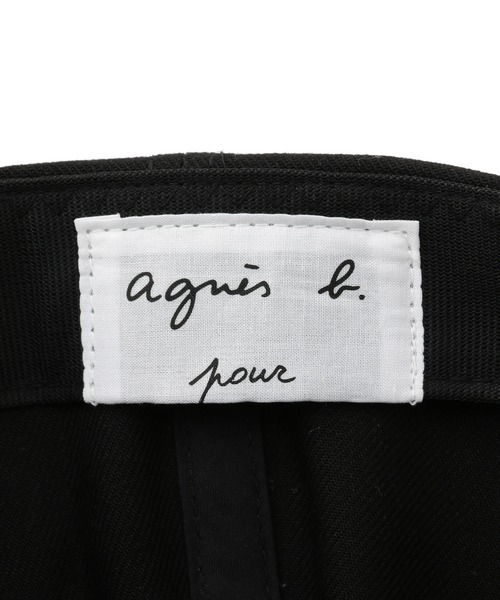 agnes b.（アニエスベー）の「【agnes b. pour ADAM ET ROPE'】BB CAP（to b.）（キャップ・メンズ・ブラック・FREE）」の3枚目の写真