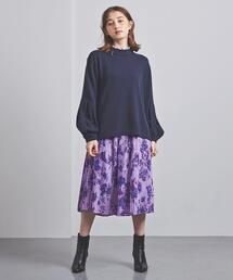 MUVEIL（ミュベール）の「＜MUVEIL（ミュベール）＞フラワー プリーツ  