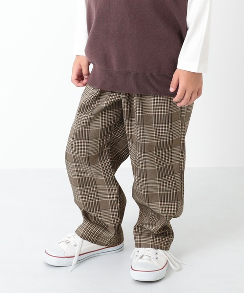 devirock（デビロック）の「ワイドスラックスパンツ（その他パンツ・キッズ・ダークブラウン/グレー/ダークパープル/ブラウン系その他・110cm/100cm/120cm/130cm/140cm/150cm/160cm）」の4枚目の写真