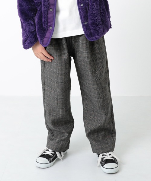 devirock（デビロック）の「ワイドスラックスパンツ（その他パンツ・キッズ・ダークブラウン/グレー/ダークパープル/ブラウン系その他・110cm/100cm/120cm/130cm/140cm/150cm/160cm）」の2枚目の写真