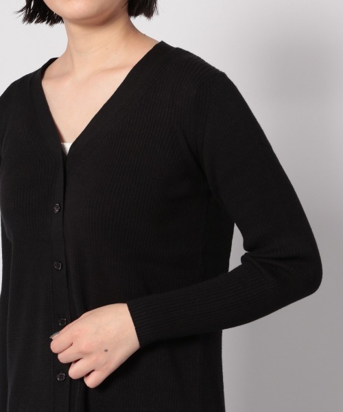 PAGEBOY（ページボーイ）の「リブVネックカーデ（カーディガン/ボレロ・レディース・オフホワイト/ブラック/ブラウン/ブルー系その他・FREE）」の13枚目の写真