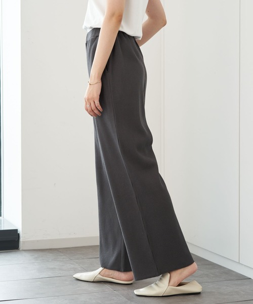 AMERICAN HOLIC(アメリカンホリック)の「ラクラクワッフルワイドパンツ *(その他パンツ・レディース・チャコールグレー/ベージュ系その他2・M/L)」の14枚目の写真