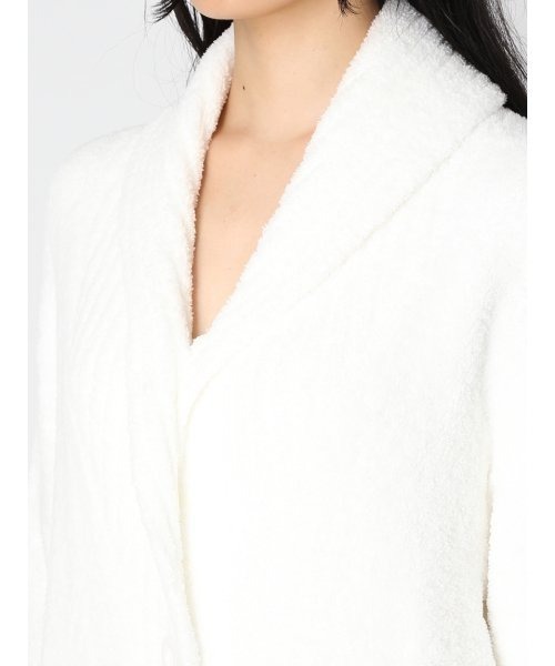 【新品】　ジェラートピケ　パウダーボーダーロングカーディガン gelato pique（ジェラートピケ）の「パウダーメランジボーダー