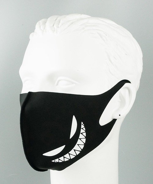 SBG（エスビー）の「ゴースト モチーフ プリント ウレタン マスク / SBG（マスク・レディース・ブラック・S/M/L）」の3枚目の写真
