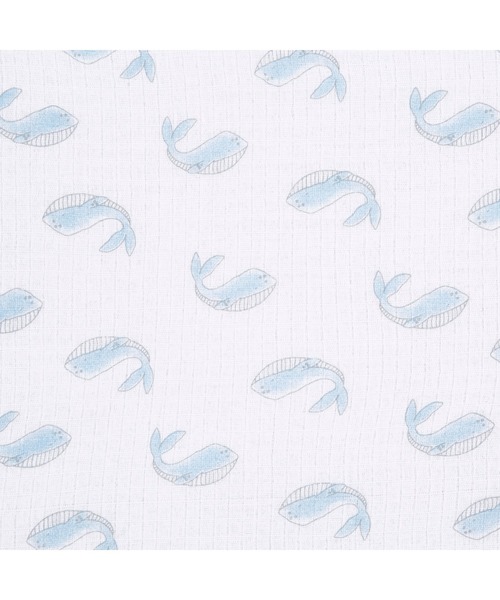 aden + anais essentials（エイデンアンドアネイエッセンシャルズ）の「スナップビブ 3枚入り（スタイ/よだれかけ・キッズ・グレー×ホワイト/ホワイト×ブルー/ホワイト×ピンク/ホワイト×ブラウン/セージグリーン/グリーン×ピンク/ホワイト×ライトグレー/ホワイト×イエロー/コーラルピンク・FREE）」の12枚目の写真