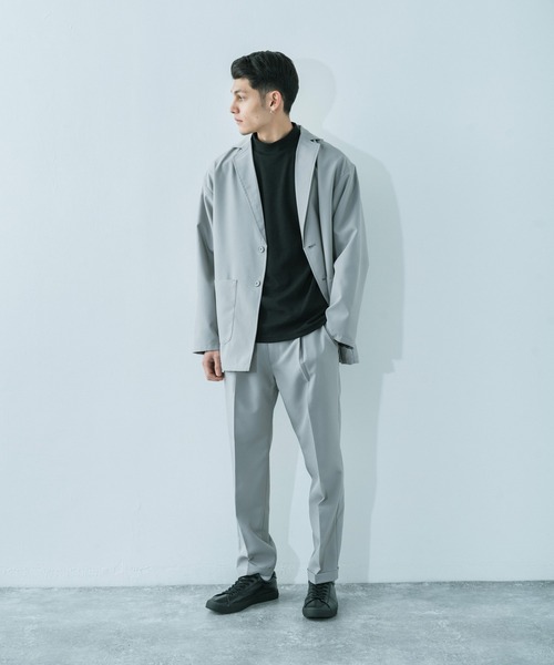 Ressaca(レサーカ)の「スムースハイネック 長袖 カットソー(Tシャツ/カットソー・メンズ・ホワイト/ブラック/ワイン/ベージュ・M/L)」の11枚目の写真
