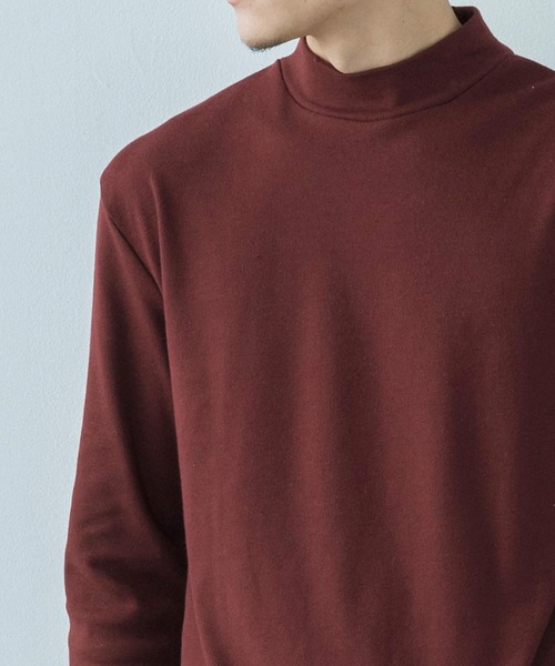 Ressaca(レサーカ)の「スムースハイネック 長袖 カットソー(Tシャツ/カットソー・メンズ・ホワイト/ブラック/ワイン/ベージュ・M/L)」の7枚目の写真
