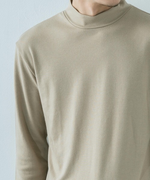 Ressaca(レサーカ)の「スムースハイネック 長袖 カットソー(Tシャツ/カットソー・メンズ・ホワイト/ブラック/ワイン/ベージュ・M/L)」の8枚目の写真