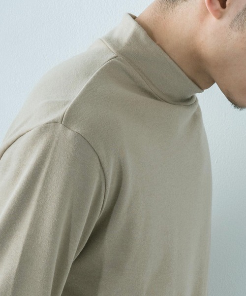 Ressaca(レサーカ)の「スムースハイネック 長袖 カットソー(Tシャツ/カットソー・メンズ・ホワイト/ブラック/ワイン/ベージュ・M/L)」の19枚目の写真