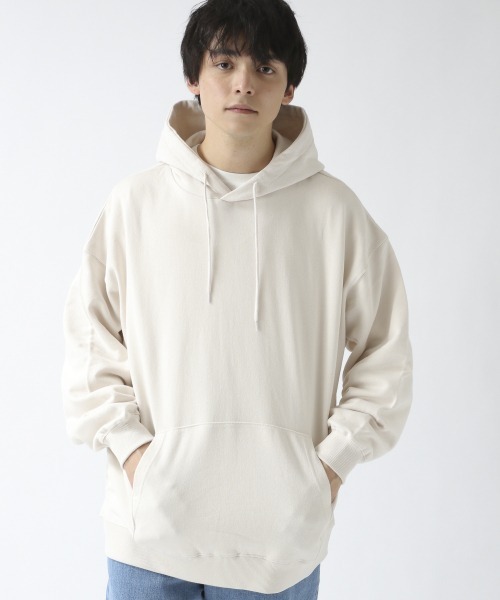 RAGEBLUE(レイジブルー)の「<撥水加工>アクアプロテック裏毛スウェットパーカー/930906(パーカー・メンズ・その他19/パープル/グリーン/オフホワイト・MEDIUM/LARGE)」の3枚目の写真