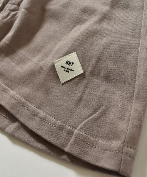NHT（エヌエイチティー）の「NHT/エヌエイチティー ギャザービックＴシャツ（大人）（Tシャツ/カットソー・レディース・チャコールグレー/ベージュ・F）」の8枚目の写真