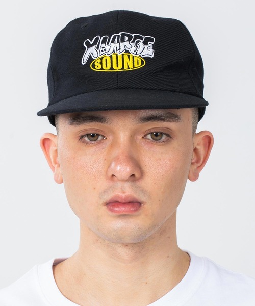 XLARGE（エクストララージ）の「SOUND LOGO 6PANEL CAP（キャップ・メンズ・ブラック/レッド/グリーン・ONE SIZE）」の13枚目の写真