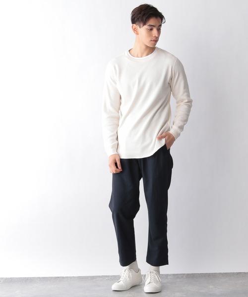 GLOBAL WORK(グローバルワーク)の「HYBRID LINENパンツ/928538(その他パンツ・メンズ・ネイビー/グリーン/スカイブルー/ベージュ/その他1・LARGE/MEDIUM/X-LARGE/SMALL)」の20枚目の写真