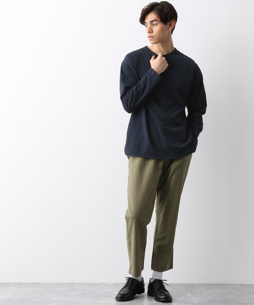 GLOBAL WORK(グローバルワーク)の「HYBRID LINENパンツ/928538(その他パンツ・メンズ・ネイビー/グリーン/スカイブルー/ベージュ/その他1・LARGE/MEDIUM/X-LARGE/SMALL)」の14枚目の写真