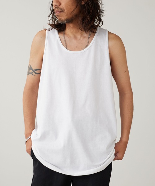 GILDAN(ギルダン)の「【GILDAN / ギルダン】USA ウルトラコットン タンクトップ ノースリーブ綿100% 無地タンク G220(タンクトップ・メンズ・グレー/ホワイト/ブラック/ネイビー/ロイヤルブルー/レッド・XL/S/M/L)」の1枚目の写真