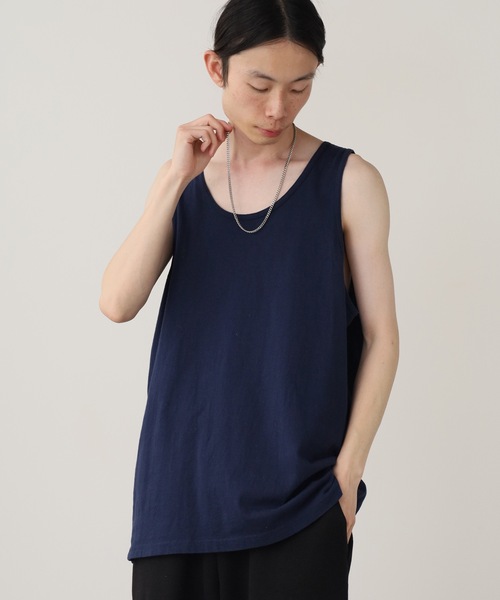 GILDAN(ギルダン)の「【GILDAN / ギルダン】USA ウルトラコットン タンクトップ ノースリーブ綿100% 無地タンク G220(タンクトップ・メンズ・グレー/ホワイト/ブラック/ネイビー/ロイヤルブルー/レッド・XL/S/M/L)」の13枚目の写真