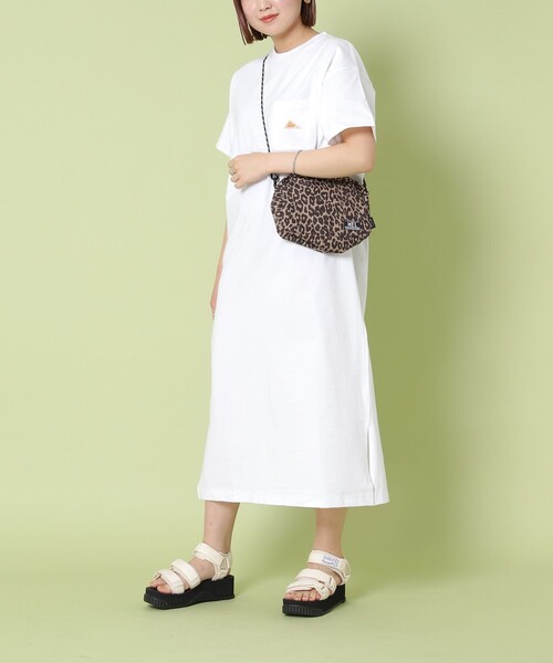 FREAK'S STORE(フリークスストア)の「【WEB限定】KELTY/ケルティ 別注ポケットTワンピース (カットワンピース)(ワンピース・レディース・オリーブ/ホワイト/ブラック/ベージュ/ラベンダー・フリ-)」の12枚目の写真