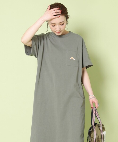 FREAK'S STORE(フリークスストア)の「【WEB限定】KELTY/ケルティ 別注ポケットTワンピース (カットワンピース)(ワンピース・レディース・オリーブ/ホワイト/ブラック/ベージュ/ラベンダー・フリ-)」の10枚目の写真