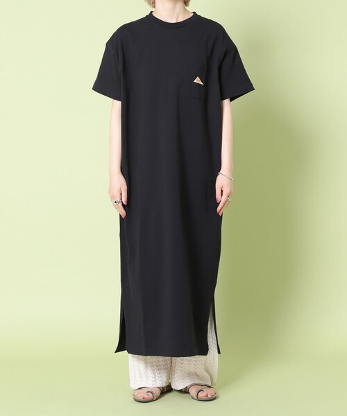 FREAK'S STORE(フリークスストア)の「【WEB限定】KELTY/ケルティ 別注ポケットTワンピース (カットワンピース)(ワンピース・レディース・オリーブ/ホワイト/ブラック/ベージュ/ラベンダー・フリ-)」の11枚目の写真