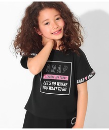 ANAP kids（アナップキッズ）の「袖ロールアップドルマンTシャツ（Tシャツ/カットソー・キッズ）」