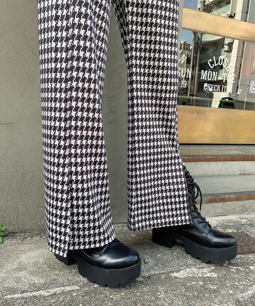 Voyage titty&Co.PETIT（ボヤージュティティアンドコープチ）の「【Voyage titty&Co.】チェックベルスリットPT（その他パンツ・レディース・ブラック・SMALL/MEDIUM）」の7枚目の写真