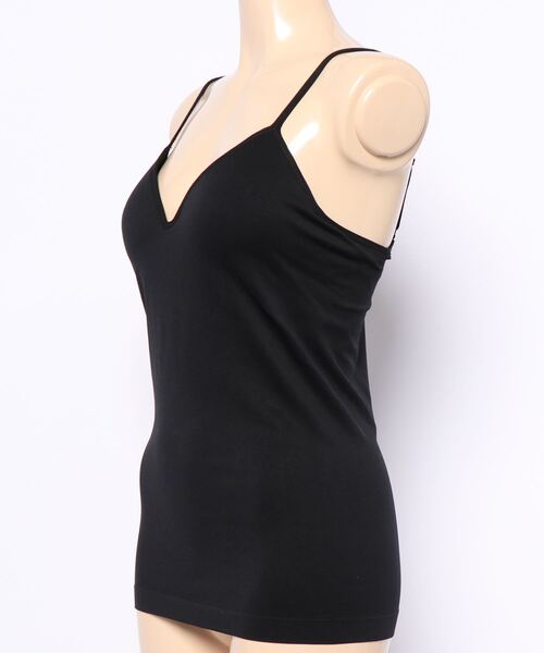 Mila Owen（ミラオーウェン）の「カップインキャミソール（キャミソール・レディース・チャコールグレー/ブラック/ベージュ・FREE）」の4枚目の写真