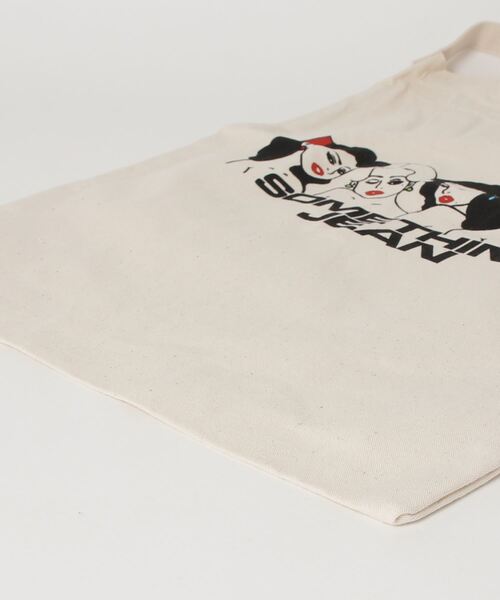 SOMETHING（サムシング）の「SOMETHING/サムシング　キャンバス プリント入り 2WAYトート "TOKYO SOME GIRLS"（トートバッグ・レディース・その他1/その他2・FREE）」の4枚目の写真