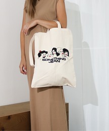 SOMETHING/サムシング　キャンバス プリント入り 2WAYトート "TOKYO SOME GIRLS"