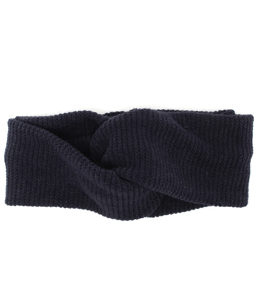 WEGO(ウィゴー)の「WEGO/リブニットターバン(ヘアバンド・レディース・ダークグレー/グリーン/ネイビー/イエロー/ワイン・FREE)」の4枚目の写真