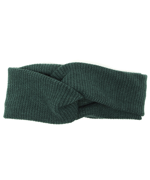 WEGO(ウィゴー)の「WEGO/リブニットターバン(ヘアバンド・レディース・ダークグレー/グリーン/ネイビー/イエロー/ワイン・FREE)」の3枚目の写真