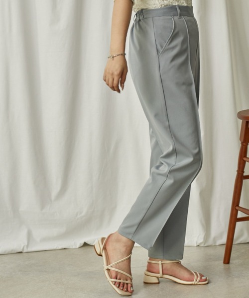 Amourire(アムリール)の「センターラインテーパードPT(その他パンツ・レディース・ベージュ/グレー/サックスブルー/ピンク・M)」の12枚目の写真