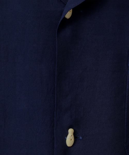 STYLE EYES（スタイルアイズ）の「【STYLE EYES×JOURNAL STANDARD/スタイルアイズ】別注 WITH RIBS SHIRT（シャツ/ブラウス・メンズ・ネイビー/ホワイト系その他・LARGE/X-LARGE）」の6枚目の写真