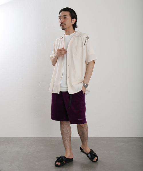 STYLE EYES（スタイルアイズ）の「【STYLE EYES×JOURNAL STANDARD/スタイルアイズ】別注 WITH RIBS SHIRT（シャツ/ブラウス・メンズ・ネイビー/ホワイト系その他・LARGE/X-LARGE）」の9枚目の写真