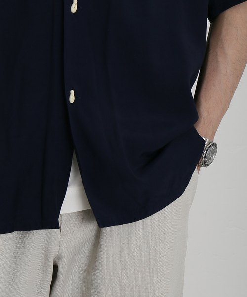 STYLE EYES（スタイルアイズ）の「【STYLE EYES×JOURNAL STANDARD/スタイルアイズ】別注 WITH RIBS SHIRT（シャツ/ブラウス・メンズ・ネイビー/ホワイト系その他・LARGE/X-LARGE）」の16枚目の写真