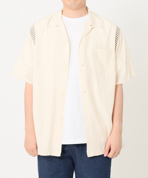 STYLE EYES（スタイルアイズ）の「【STYLE EYES×JOURNAL STANDARD/スタイルアイズ】別注 WITH RIBS SHIRT（シャツ/ブラウス・メンズ・ネイビー/ホワイト系その他・LARGE/X-LARGE）」の18枚目の写真