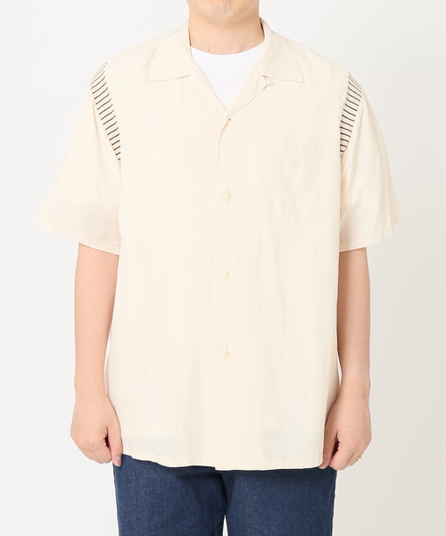 STYLE EYES（スタイルアイズ）の「【STYLE EYES×JOURNAL STANDARD/スタイルアイズ】別注 WITH RIBS SHIRT（シャツ/ブラウス・メンズ・ネイビー/ホワイト系その他・LARGE/X-LARGE）」の19枚目の写真