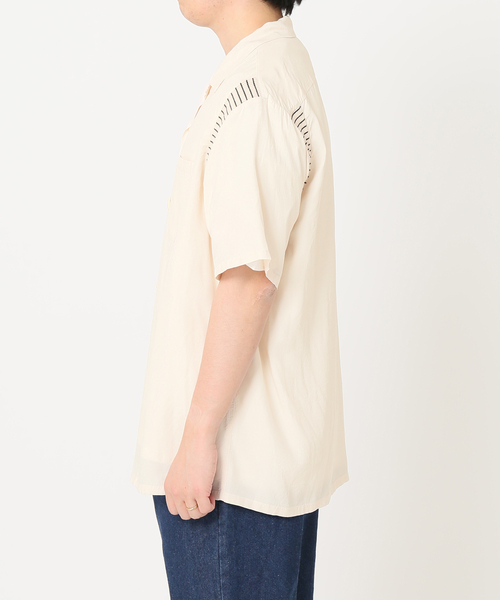 STYLE EYES（スタイルアイズ）の「【STYLE EYES×JOURNAL STANDARD/スタイルアイズ】別注 WITH RIBS SHIRT（シャツ/ブラウス・メンズ・ネイビー/ホワイト系その他・LARGE/X-LARGE）」の20枚目の写真