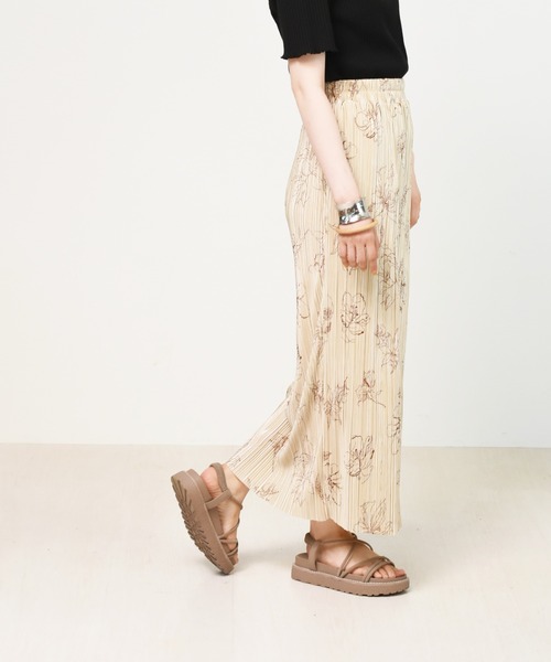 RETRO GIRL（レトロガール）の「タイトプリーツスカート（スカート・レディース・ブラック/オフホワイト/オレンジ/ブラウン系その他/ダークグレー・FREE）」の18枚目の写真