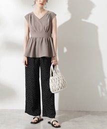 N.(N. Natural Beauty Basic) | ◆パウダーサテンパンツ(その他パンツ)