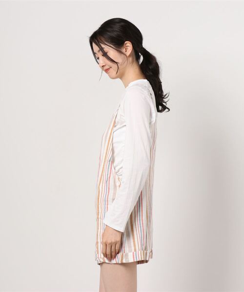 VOLCOM（ボルコム）の「CANT BE TAMED ROMPER（サロペット/オーバーオール・レディース・ホワイト・X-SMALL）」の6枚目の写真