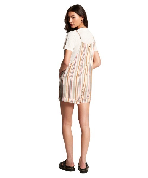 VOLCOM（ボルコム）の「CANT BE TAMED ROMPER（サロペット/オーバーオール・レディース・ホワイト・X-SMALL）」の3枚目の写真