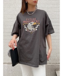 LiSeek | 【LiSeeK】イーグルオーバーTシャツ(Tシャツ/カットソー)