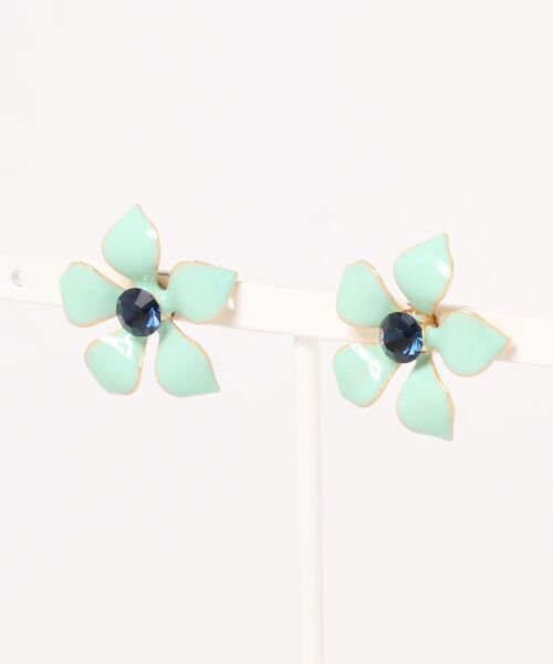 tone(トーン)の「【Le soleil】ボタニカルフラワーピアス(MA)(ピアス(両耳用)・レディース・イエロー/ピンク/ネイビー/ミント・FREE)」の11枚目の写真