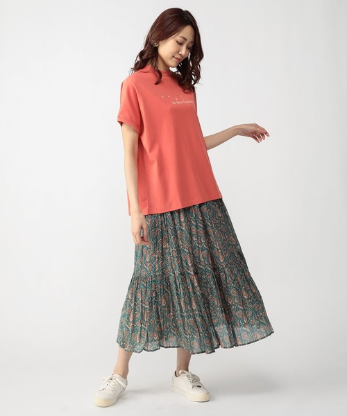 DECOY SINCE 1981（デコイシンスイチキュウハチイチ）の「刺しゅうロゴカットソー（Tシャツ/カットソー・レディース・オレンジ/チャコールグレー/ベージュ・L/M）」の5枚目の写真