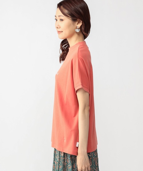 DECOY SINCE 1981（デコイシンスイチキュウハチイチ）の「刺しゅうロゴカットソー（Tシャツ/カットソー・レディース・オレンジ/チャコールグレー/ベージュ・L/M）」の4枚目の写真