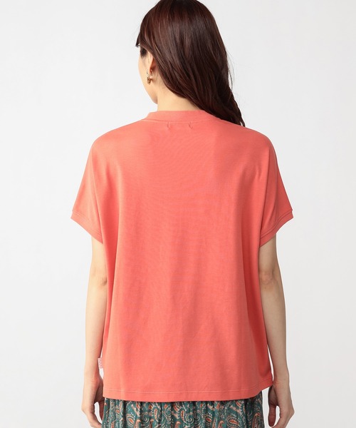 DECOY SINCE 1981（デコイシンスイチキュウハチイチ）の「刺しゅうロゴカットソー（Tシャツ/カットソー・レディース・オレンジ/チャコールグレー/ベージュ・L/M）」の8枚目の写真