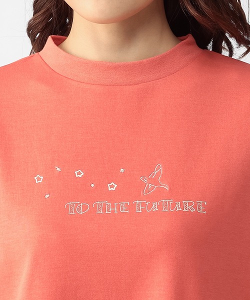DECOY SINCE 1981（デコイシンスイチキュウハチイチ）の「刺しゅうロゴカットソー（Tシャツ/カットソー・レディース・オレンジ/チャコールグレー/ベージュ・L/M）」の7枚目の写真