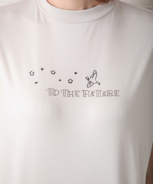 DECOY SINCE 1981（デコイシンスイチキュウハチイチ）の「刺しゅうロゴカットソー（Tシャツ/カットソー・レディース・オレンジ/チャコールグレー/ベージュ・L/M）」の19枚目の写真